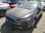 2019 Ford Fusion S Серый vin: 3FA6P0G73KR115306