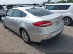 2019 Ford Fusion S Silver vin: 3FA6P0G73KR275217