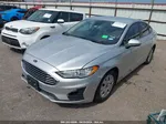 2019 Ford Fusion S Silver vin: 3FA6P0G73KR275217