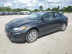 2020 Ford Fusion S Gray vin: 3FA6P0G73LR122757