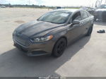 2013 Ford Fusion S Gray vin: 3FA6P0G74DR183648