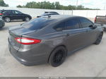 2013 Ford Fusion S Gray vin: 3FA6P0G74DR183648