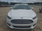 2015 Ford Fusion S White vin: 3FA6P0G74FR196452