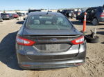 2016 Ford Fusion S Gray vin: 3FA6P0G74GR133188