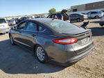 2016 Ford Fusion S Gray vin: 3FA6P0G74GR133188