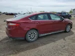 2016 Ford Fusion S Burgundy vin: 3FA6P0G74GR153635