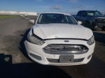 2016 Ford Fusion S White vin: 3FA6P0G74GR261804