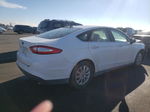 2016 Ford Fusion S White vin: 3FA6P0G74GR261804