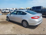 2016 Ford Fusion S Silver vin: 3FA6P0G74GR302206