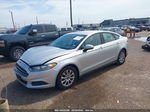 2016 Ford Fusion S Silver vin: 3FA6P0G74GR302206