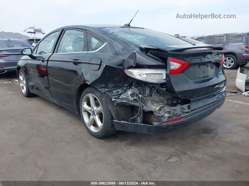 2016 Ford Fusion S Black vin: 3FA6P0G74GR335819