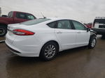 2017 Ford Fusion S White vin: 3FA6P0G74HR222230