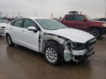 2017 Ford Fusion S White vin: 3FA6P0G74HR222230