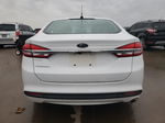 2017 Ford Fusion S White vin: 3FA6P0G74HR222230