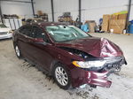 2017 Ford Fusion S Burgundy vin: 3FA6P0G74HR226326