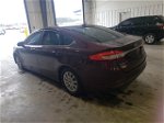 2017 Ford Fusion S Burgundy vin: 3FA6P0G74HR226326