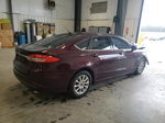 2017 Ford Fusion S Burgundy vin: 3FA6P0G74HR226326