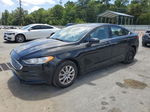 2017 Ford Fusion S Black vin: 3FA6P0G74HR236726