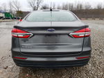 2019 Ford Fusion S Gray vin: 3FA6P0G74KR166247