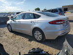 2019 Ford Fusion S Silver vin: 3FA6P0G74KR268485