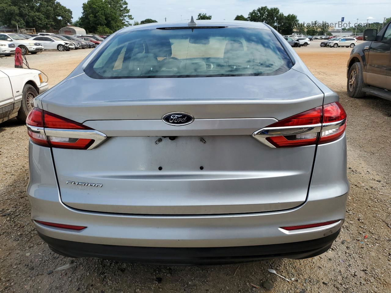 2020 Ford Fusion S Gray vin: 3FA6P0G74LR134755