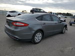 2013 Ford Fusion S Gray vin: 3FA6P0G75DR197929