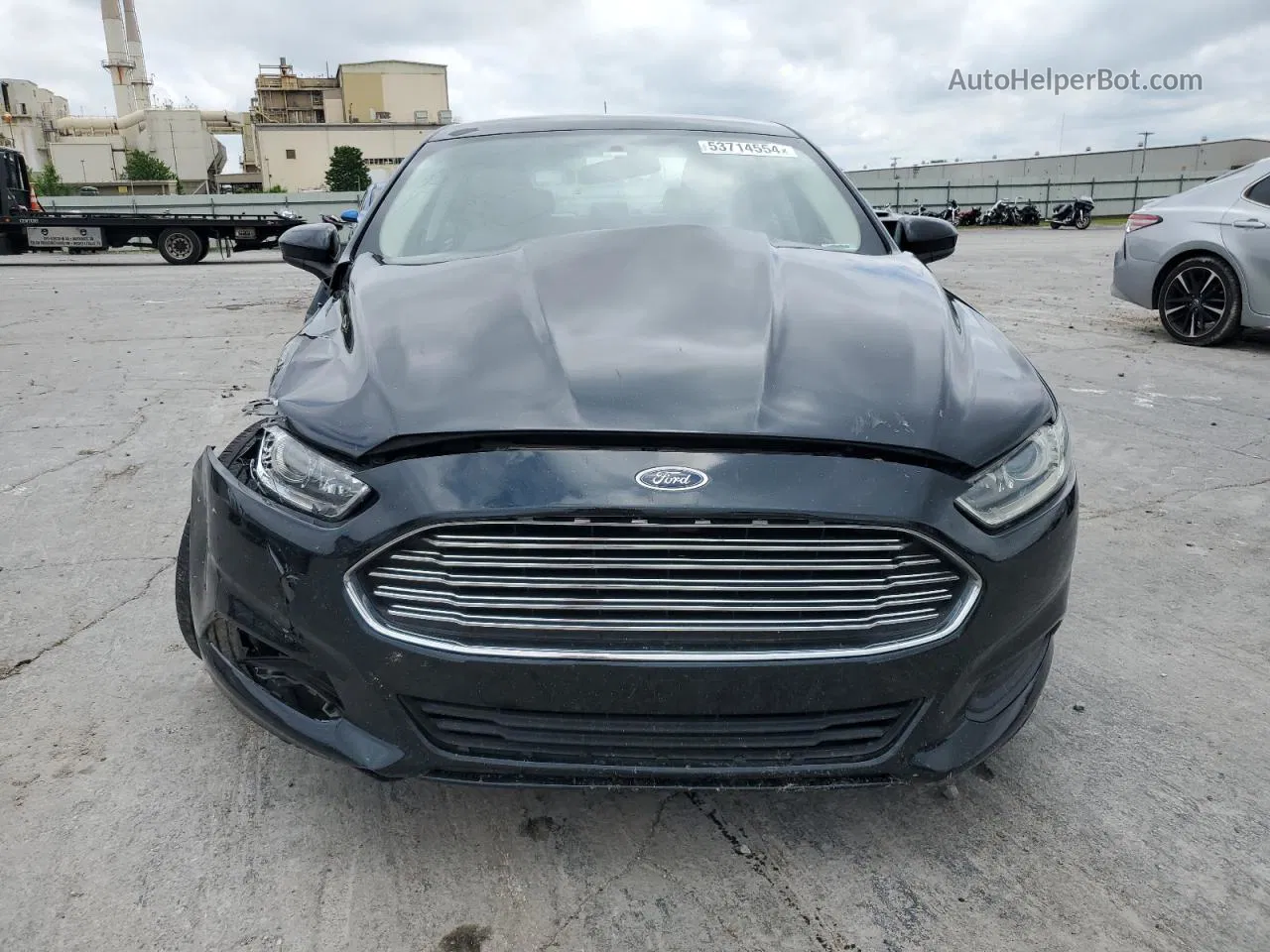 2014 Ford Fusion S Black vin: 3FA6P0G75ER181134