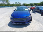 2014 Ford Fusion S Blue vin: 3FA6P0G75ER386386