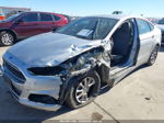 2016 Ford Fusion S Silver vin: 3FA6P0G75GR143549