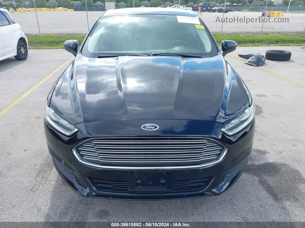 2016 Ford Fusion S Black vin: 3FA6P0G75GR245661