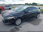 2016 Ford Fusion S Black vin: 3FA6P0G75GR245661