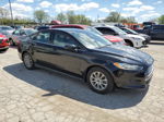 2016 Ford Fusion S Black vin: 3FA6P0G75GR377013