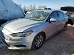 2017 Ford Fusion S Silver vin: 3FA6P0G75HR231521