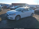 2017 Ford Fusion S White vin: 3FA6P0G75HR386926