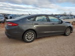 2018 Ford Fusion S Charcoal vin: 3FA6P0G75JR109702