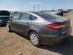 2019 Ford Fusion S Gray vin: 3FA6P0G75KR164099