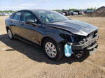 2019 Ford Fusion S Gray vin: 3FA6P0G75KR164099