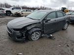 2020 Ford Fusion S Gray vin: 3FA6P0G75LR160877