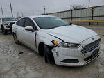 2013 Ford Fusion S White vin: 3FA6P0G76DR127968