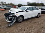 2013 Ford Fusion S White vin: 3FA6P0G76DR208498