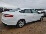 2013 Ford Fusion S White vin: 3FA6P0G76DR208498