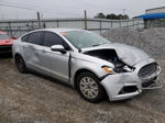 2013 Ford Fusion S Silver vin: 3FA6P0G76DR236673