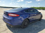 2013 Ford Fusion S Blue vin: 3FA6P0G76DR258351