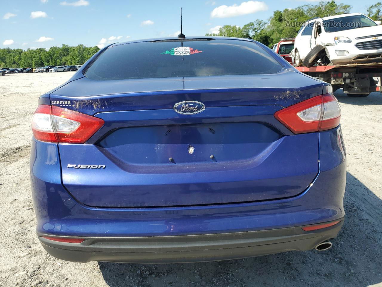 2013 Ford Fusion S Blue vin: 3FA6P0G76DR258351