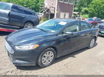 2014 Ford Fusion S Black vin: 3FA6P0G76ER105759