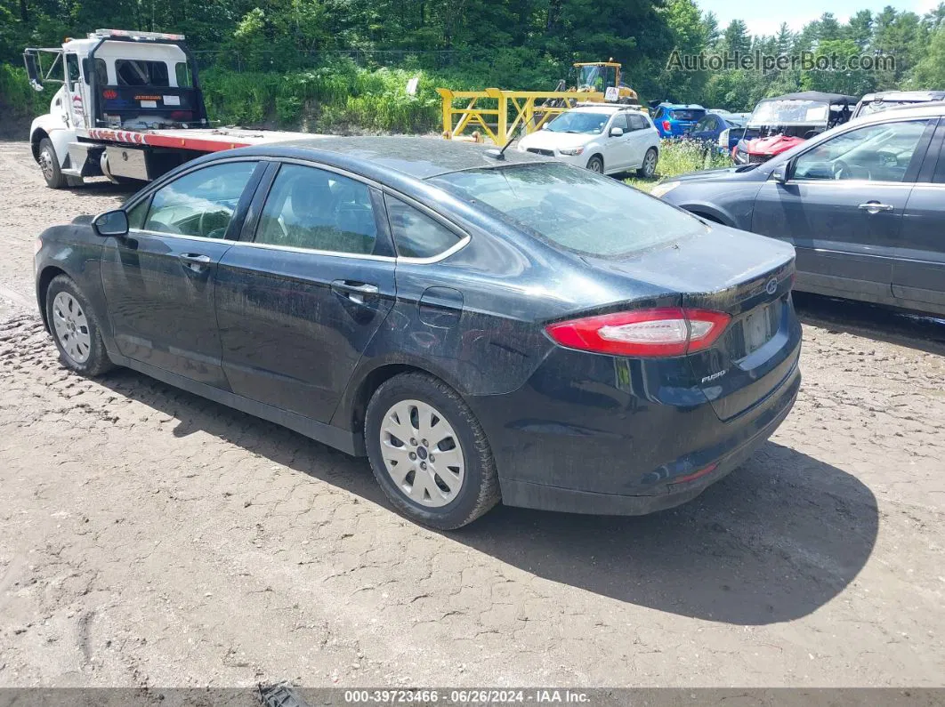 2014 Ford Fusion S Black vin: 3FA6P0G76ER105759