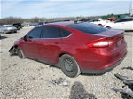 2014 Ford Fusion S Red vin: 3FA6P0G76ER240708