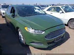 2014 Ford Fusion S Green vin: 3FA6P0G76ER278312