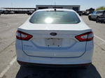 2015 Ford Fusion S White vin: 3FA6P0G76FR182942