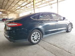 2015 Ford Fusion S Black vin: 3FA6P0G76FR183816